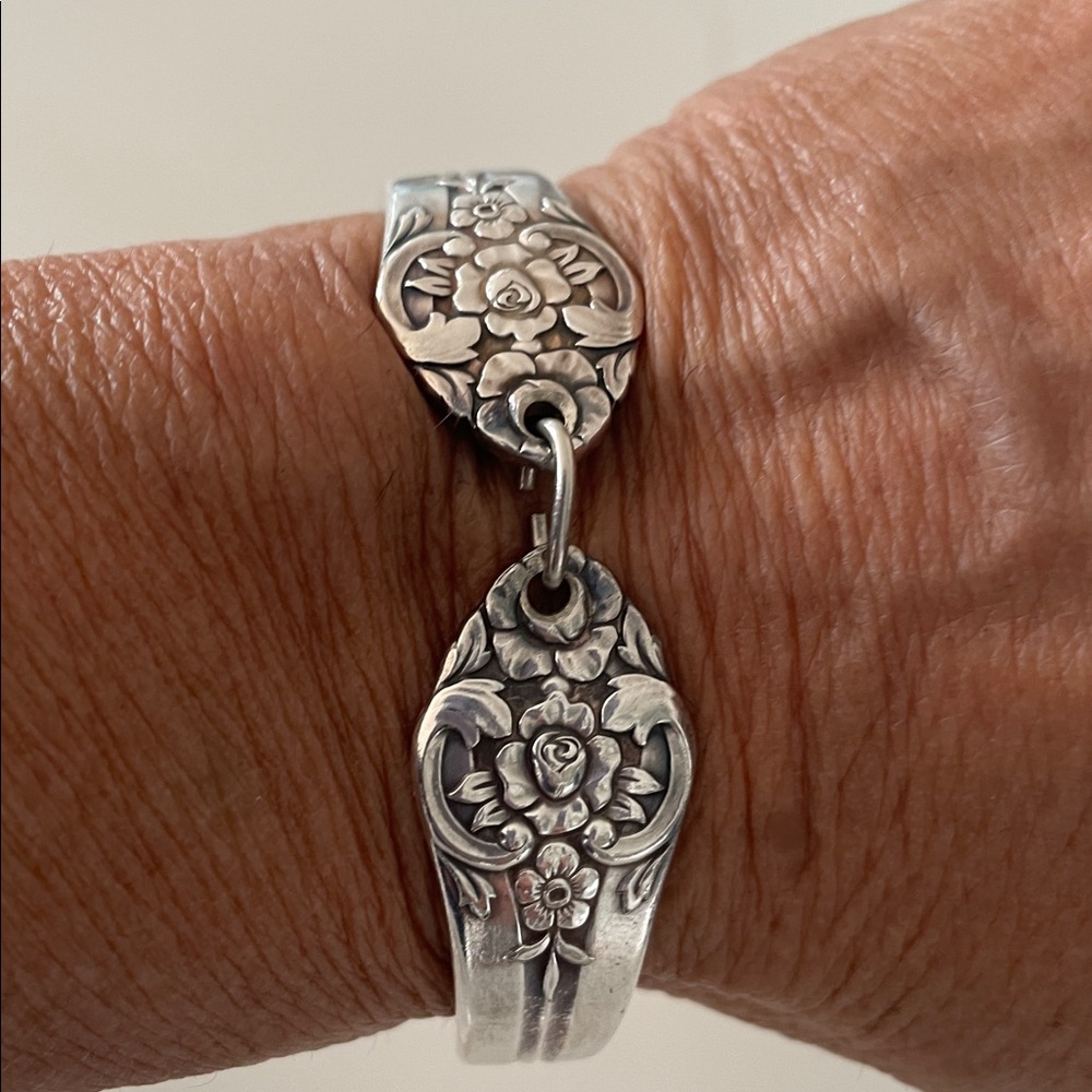 Vintage Silverware Spoon bracelet.1950s - Picture 3 of 3